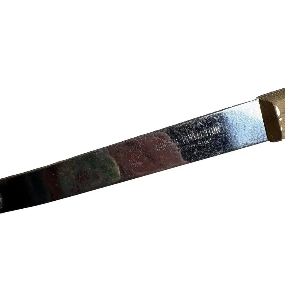 Vintage 80s Stainless Spatula & Spoon Utensil Grill Cooking Mid Century USA